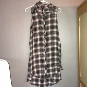 Short sleeve flannel